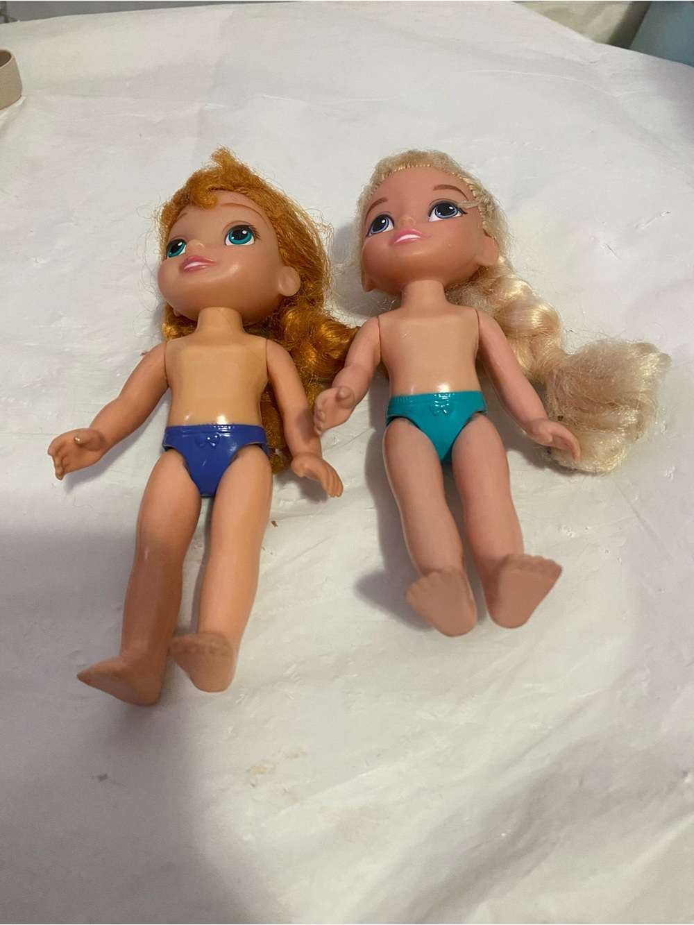 2-Pack Kids Fashion Dolls with Blue and Teal Swimwear